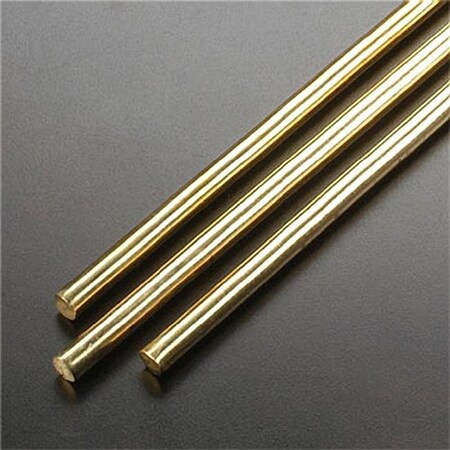 K+S Engineering K+S Engineering K-S1165 Solid Brass Rod - 0.25 in. K-S1165